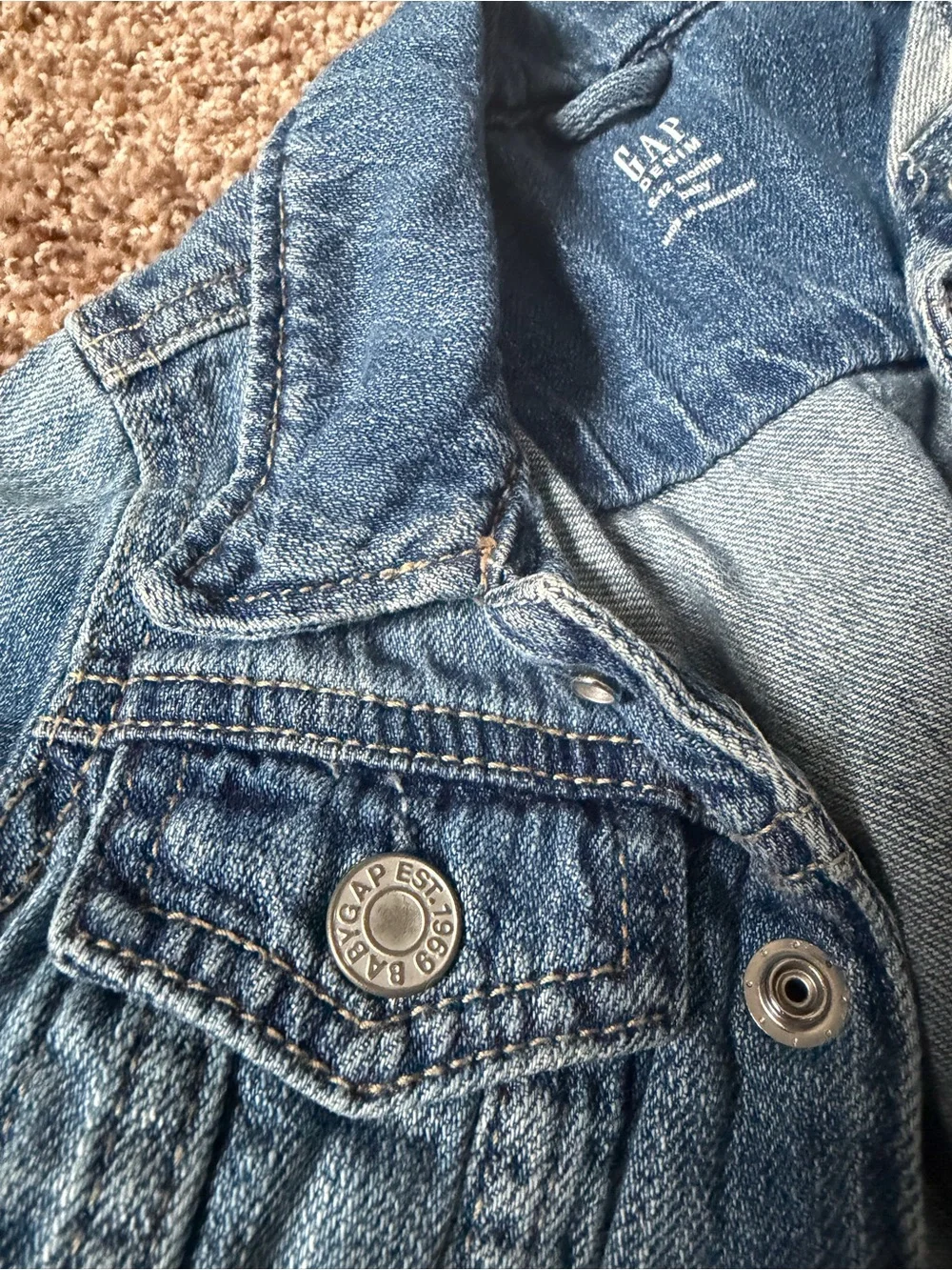 GAP Kids Classic Light Blue Denim Jacket